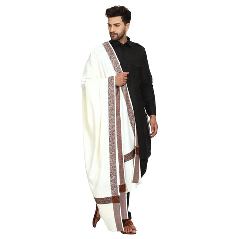 Men's Woven Acrylic Shawl